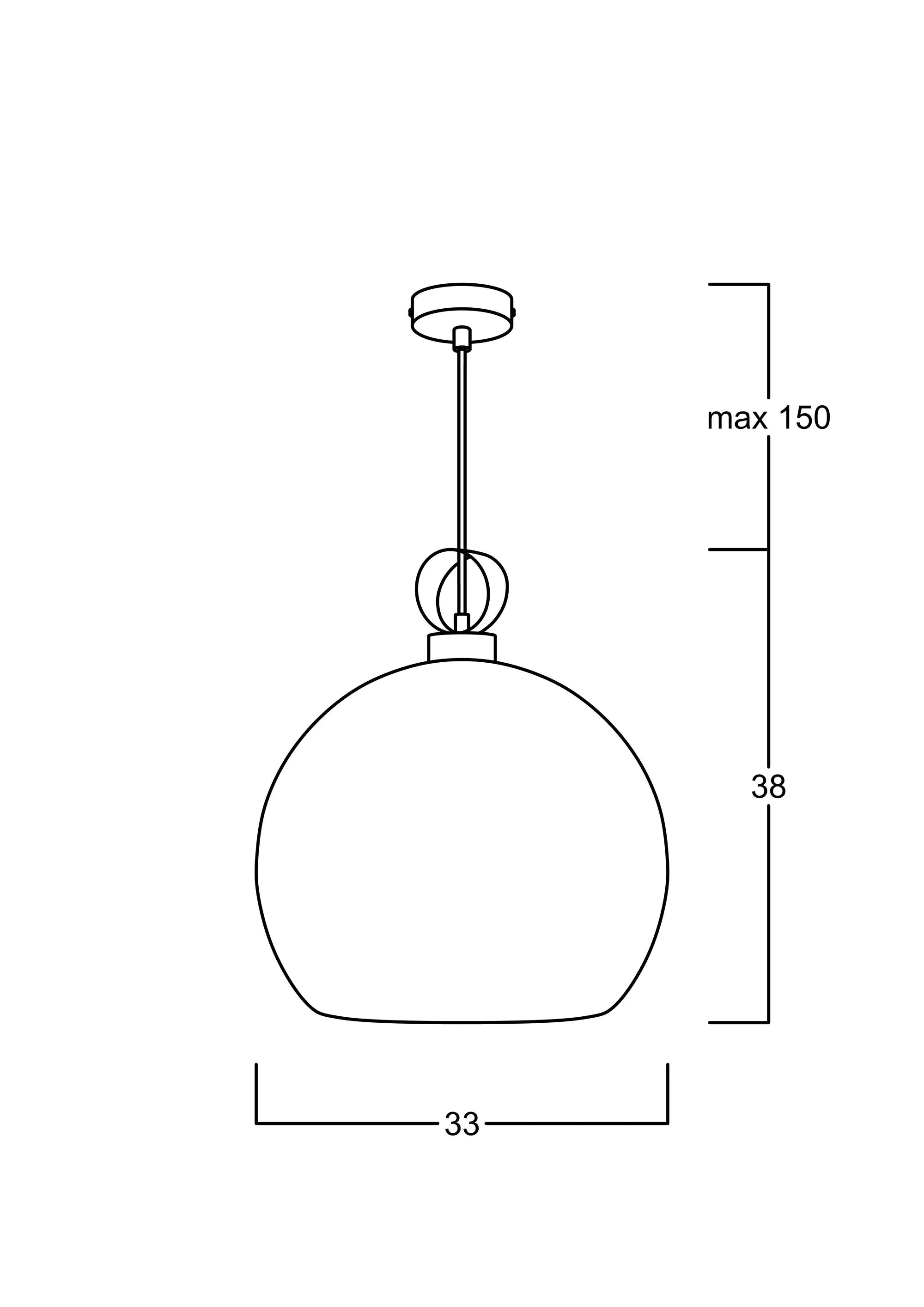 Atolye Store-Otto Cam Sarkıt Füme Ii-Avize-3-Milagron.com