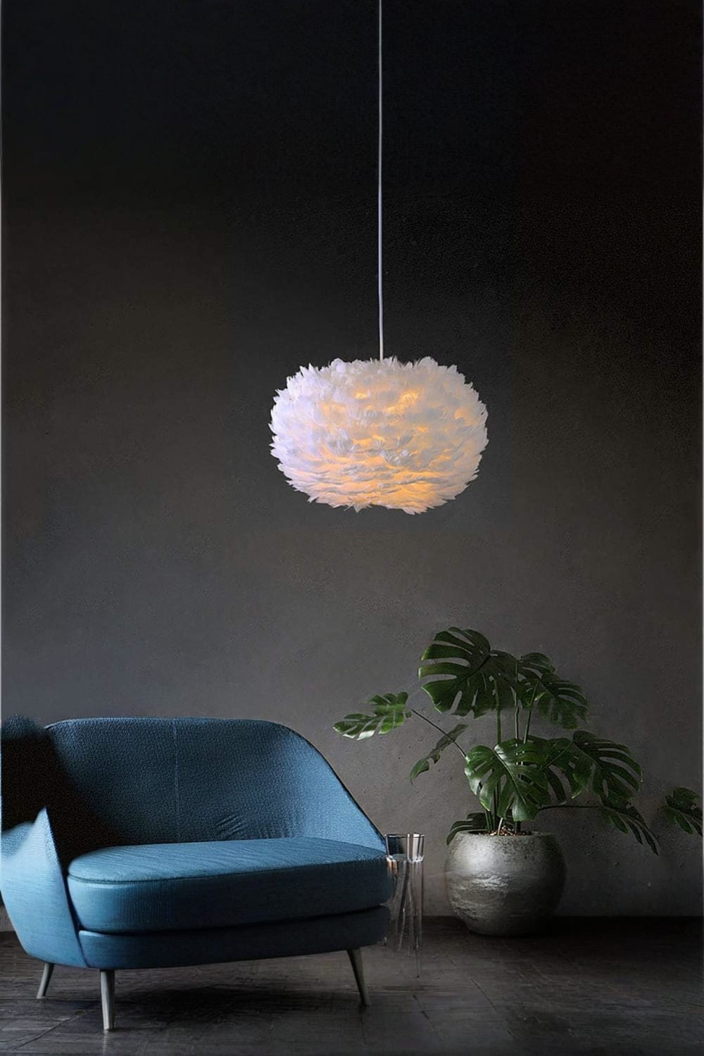 Atolye Store-Pluma Sarkıt Medium-Avize-1-Milagron.com