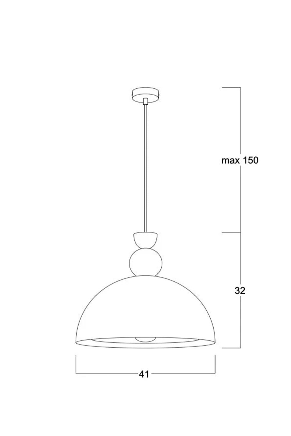 Atolye Store-Rainbow Large Petrol Yeşili-Avize-9-Milagron.com