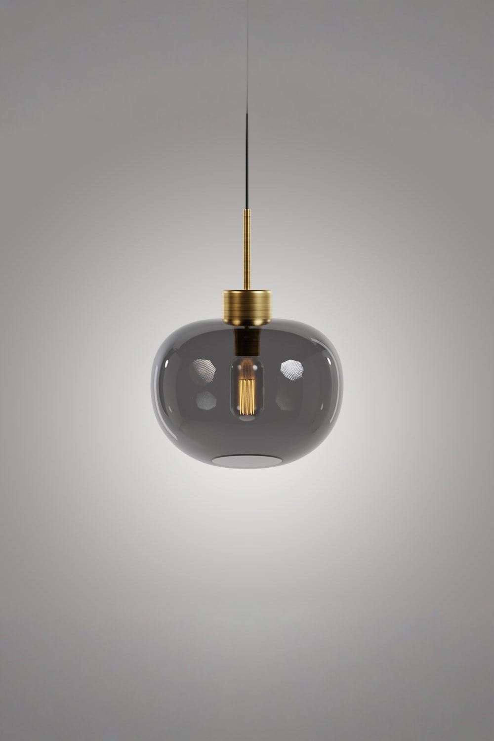 Atolye Store-Riga Cam Sarkıt Füme-Avize-1-Milagron.com