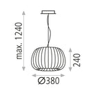 Atolye Store-Serra Sarkıt Krem Small-Avize-4-Milagron.com