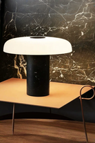 Atolye Store-Sky Mermer Masa Lambası Siyah-Masa Lambası-1-Milagron.com