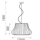 Atolye Store-Terra Sarkıt Krem Large-Avize-4-Milagron.com