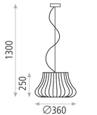 Atolye Store-Terra Sarkıt Krem Small-Avize-4-Milagron.com