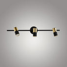 Atolye Store-Tire Spot İkili Mat Pirinç Siyah-Avize-3-Milagron.com