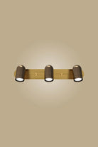 Atolye Store-Üçlü Lazer Spot Serisi / Koyu Eskitme Mat Pirinç-Aplik-1-Milagron.com