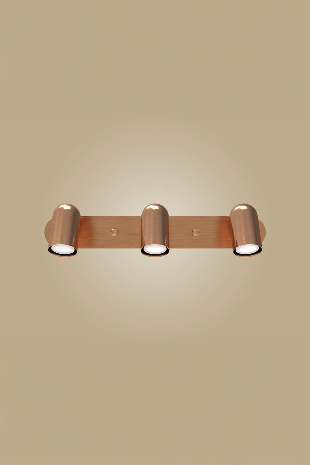 Atolye Store-Üçlü Lazer Spot Serisi / Koyu Eskitme Mat Pirinç-Aplik-6-Milagron.com