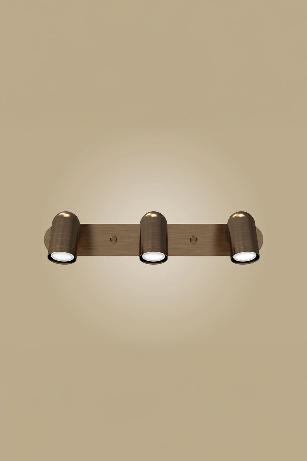 Atolye Store-Üçlü Lazer Spot Serisi / Koyu Eskitme Mat Pirinç-Aplik-7-Milagron.com