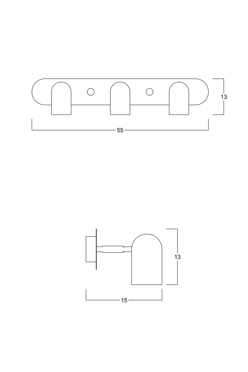 Atolye Store-Üçlü Lazer Spot Serisi / Mat Pirinç-Avize-7-Milagron.com