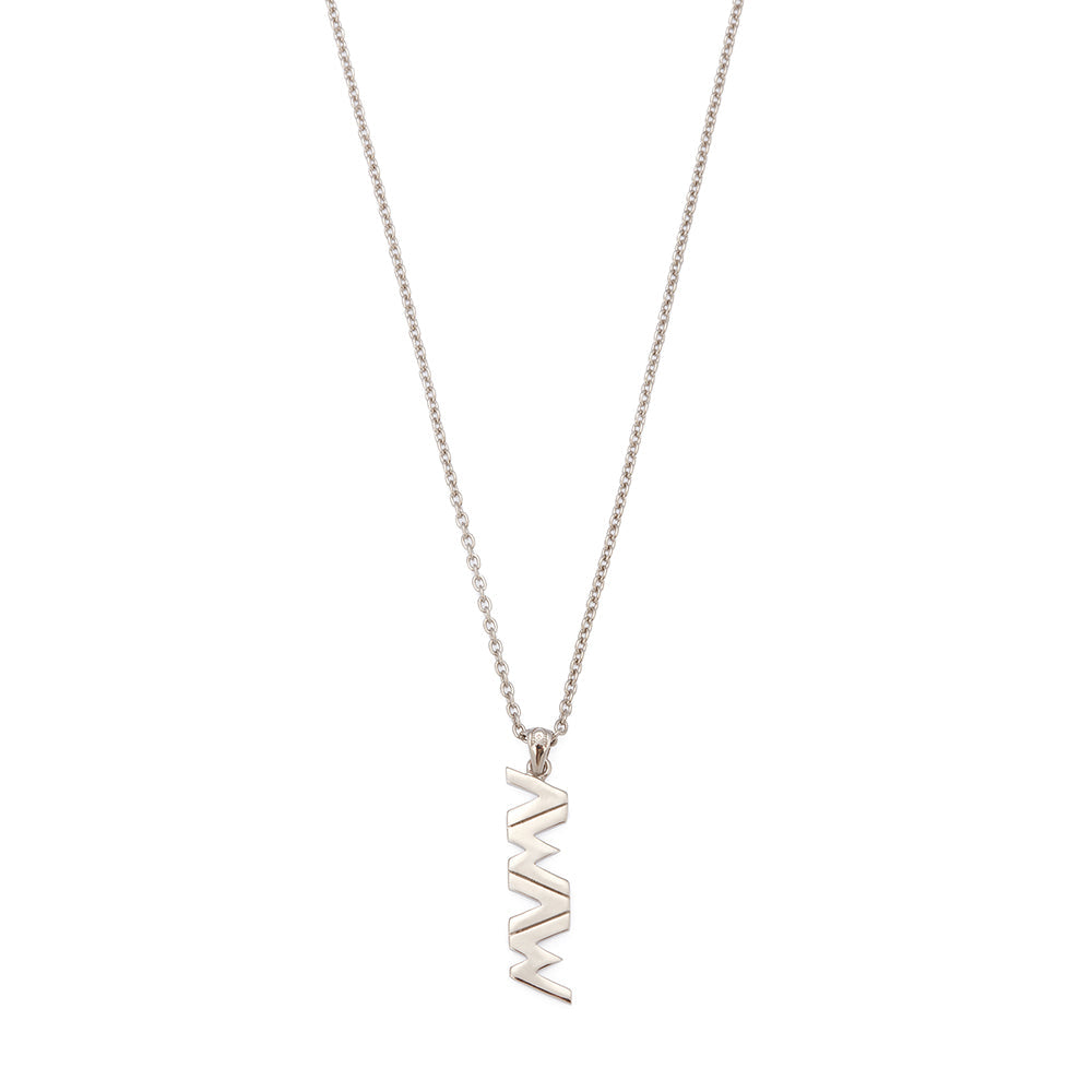 Aw Necklace In Silver