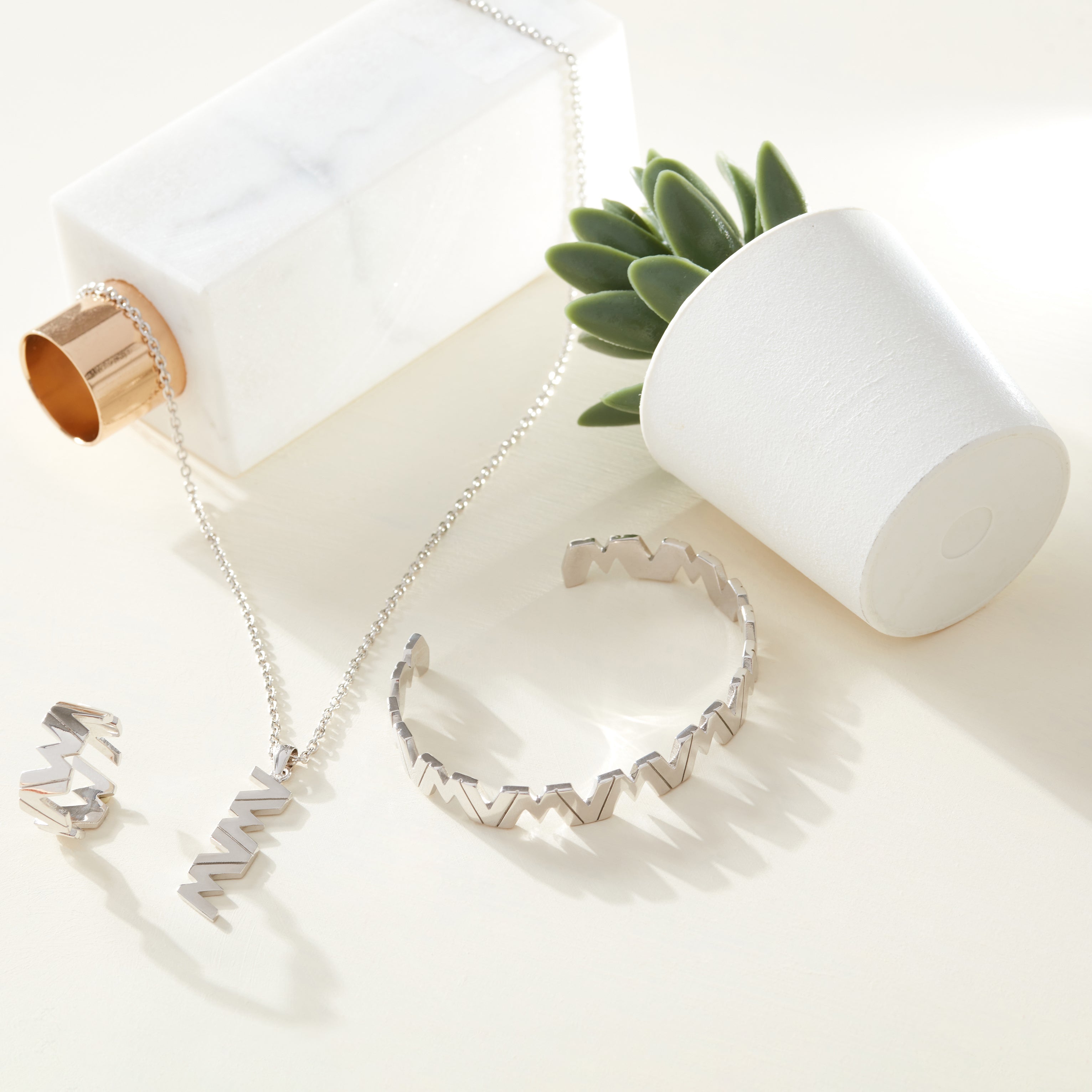 Aw Necklace In Silver