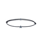 Alphabet Black Chance Bracelet In Oxide