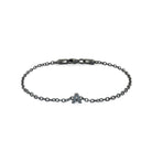 Alphabet Chain Bracelet In Oxide