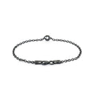 Alphabet Chain Bracelet In Oxide