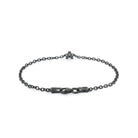 Alphabet Chain Bracelet In Oxide