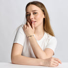 Alphabet Chain Bracelet In Oxide