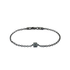Alphabet Chain Bracelet In Oxide