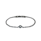 Alphabet Chain Bracelet In Oxide