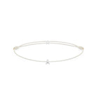 Alphabet White Chance Bracelet In Silver