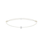 Alphabet White Chance Bracelet In Silver