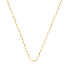 Paperclip Chain Necklace In Gold