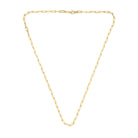 Paperclip Chain Necklace In Gold