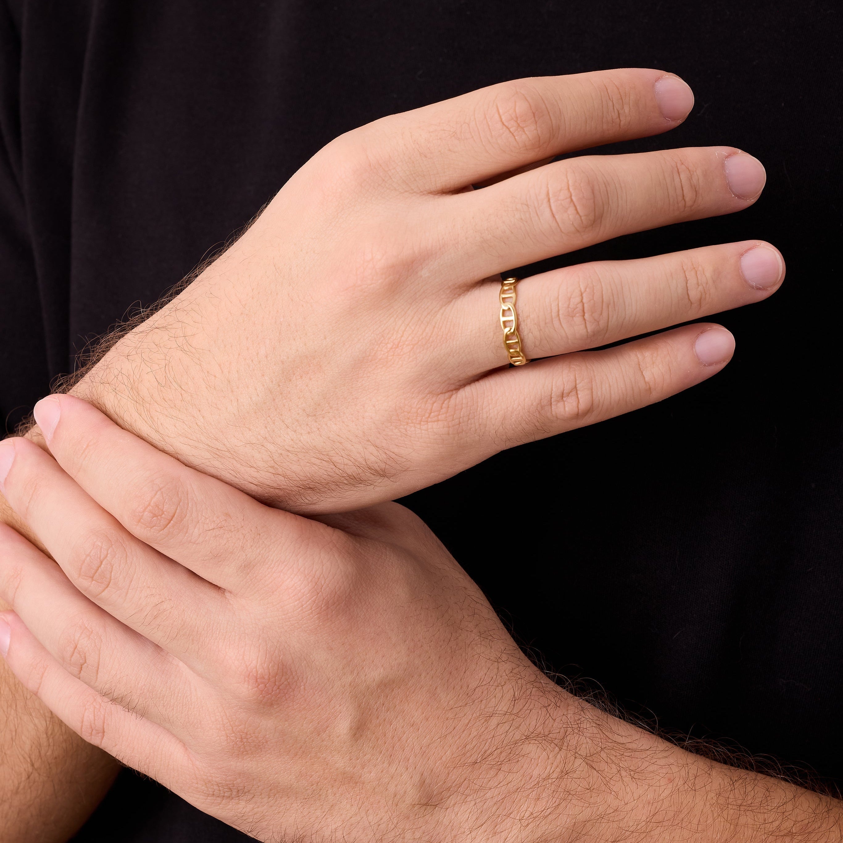 Bar Ring In Gold