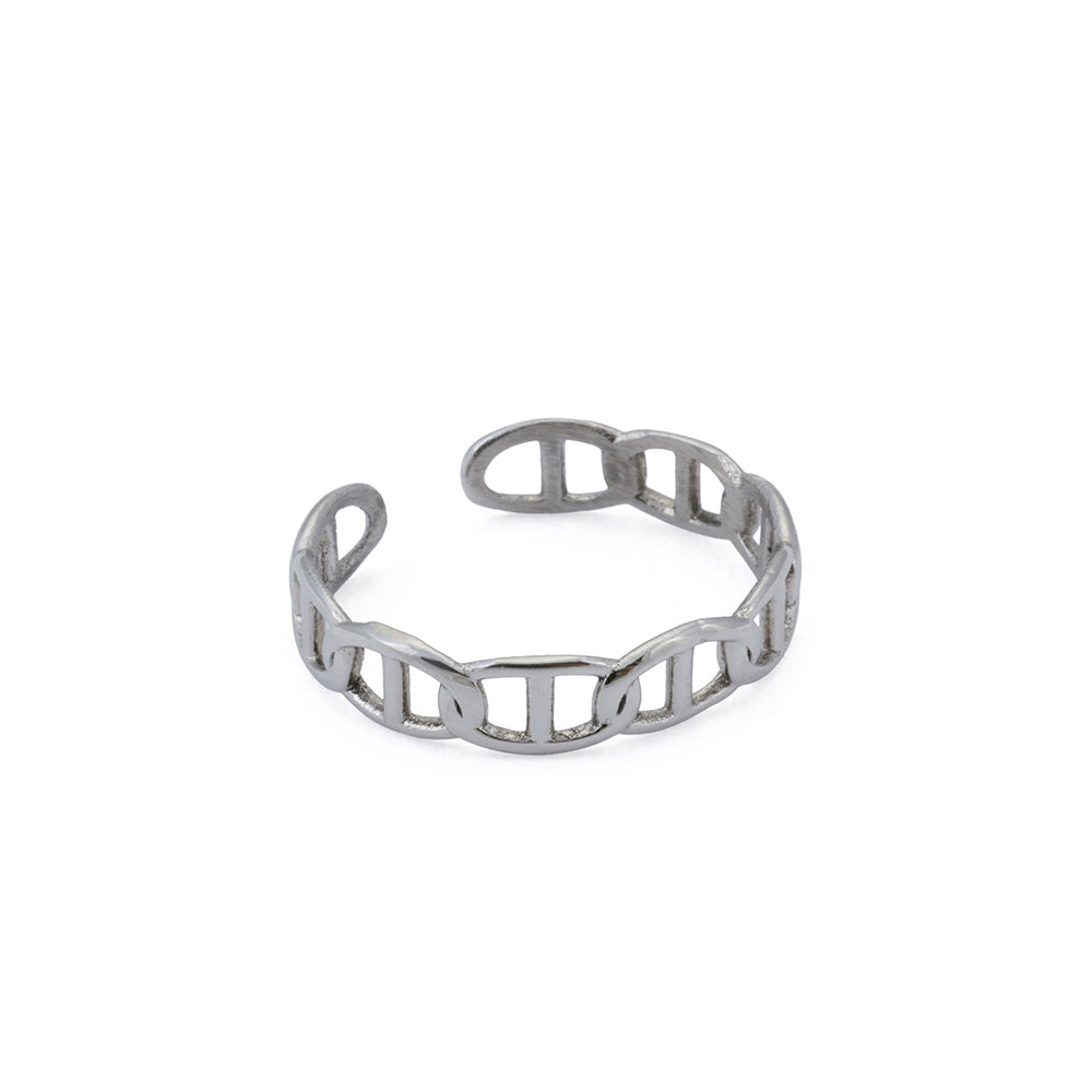 Bar Ring In Silver