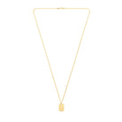 Big Plate Necklace In Gold