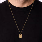 Big Plate Necklace In Gold