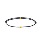 Black Chance Bracelet In Gold