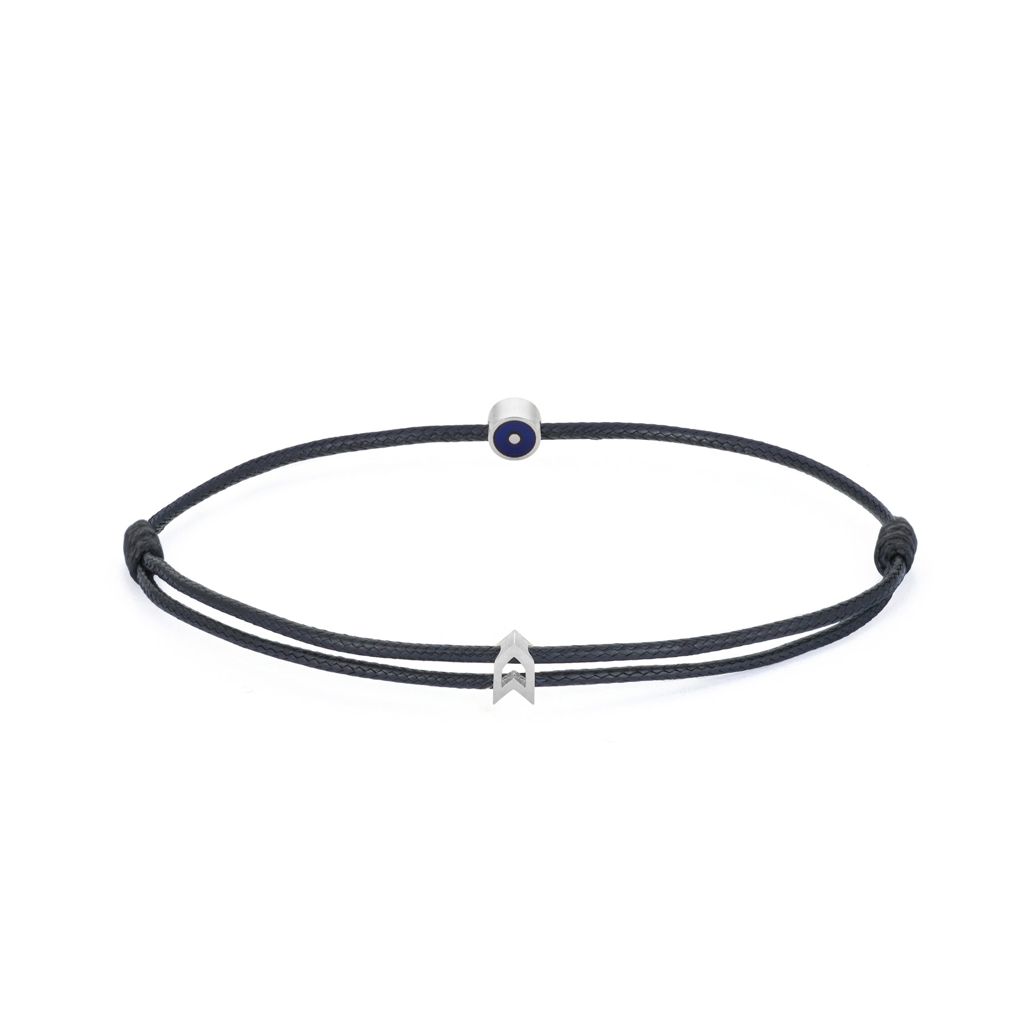 Black Eye Chance Bracelet In Silver