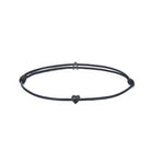 Black Heart Chance Bracelet In Oxide