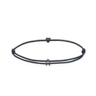 Black Heart Chance Bracelet In Oxide