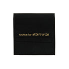 Black Leather Bracelet In Gold