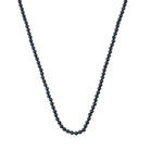 Black Pearl Necklace In Oxide