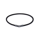 Black Woven Bracelet In Oxide