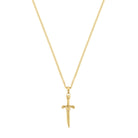 Broken Sword Necklace In Gold