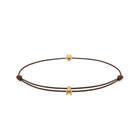 Brown Chance Bracelet In Gold