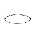 Brown Chance Bracelet In Silver