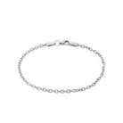 Cable Bracelet In Silver