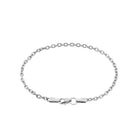 Cable Bracelet In Silver