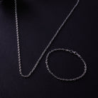 Cable Bracelet In Silver