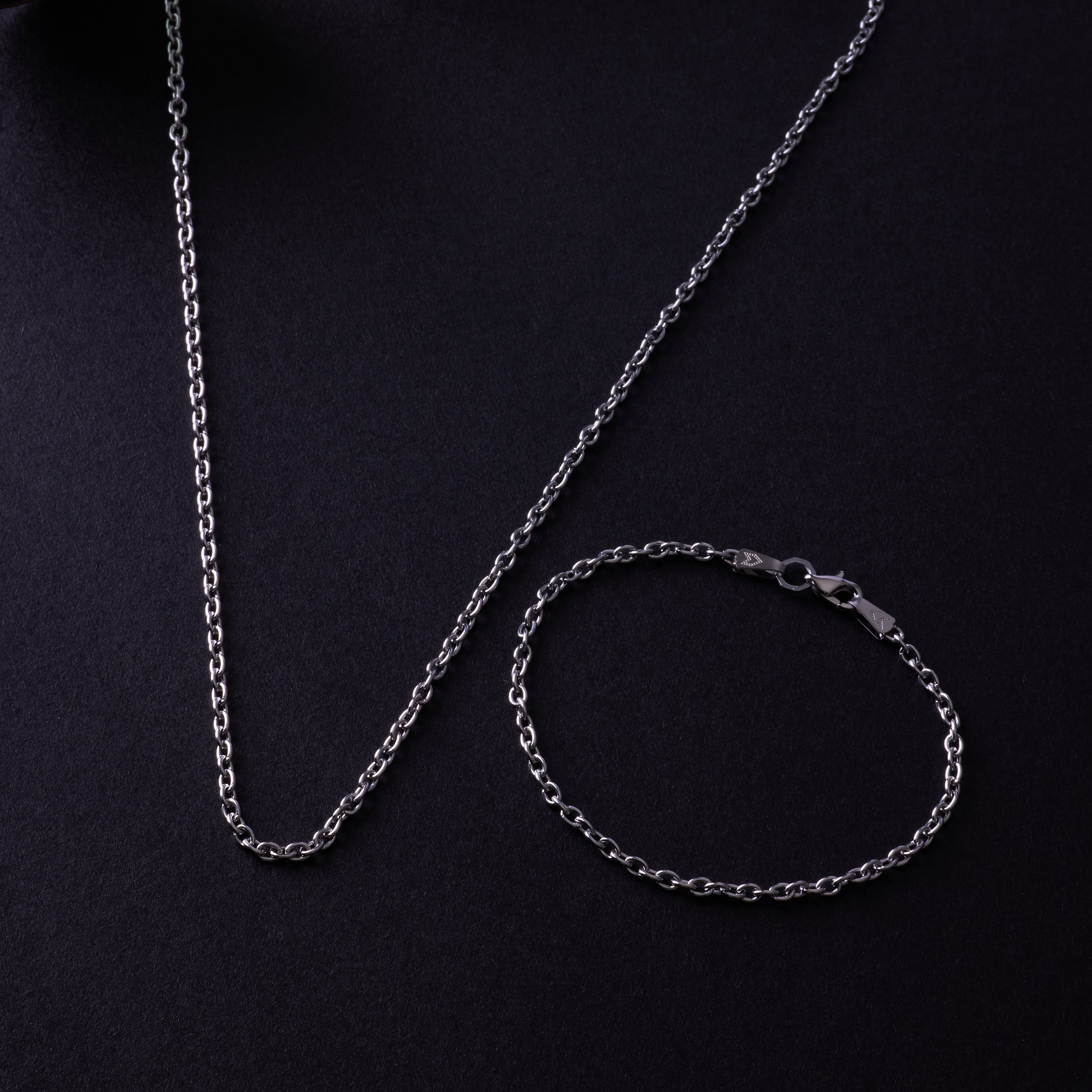 Cable Bracelet In Silver