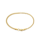 Cable Curb Bracelet In Gold