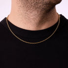 Cable Necklace In Gold