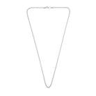 Cable Necklace In Silver
