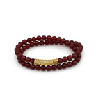 Double Agate Bracelet In Gold
