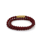 Double Agate Bracelet In Gold