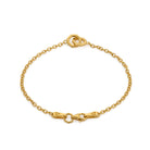 Couple Octagon Bracelet In Gold